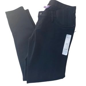 NWT Black Isabel Maternity Denim Jeans Skinny Expandable Side Pannels 4 / 27